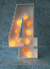 Fillable Number Large Letter For Filling Balloon From 80x20cm Balloon Stand Balloon