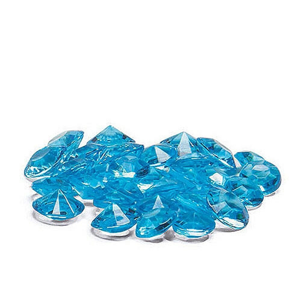 Diamond Confetti – Choose Clear, Aqua, Charcoal, Fuchsia, or Amethyst – Wedding