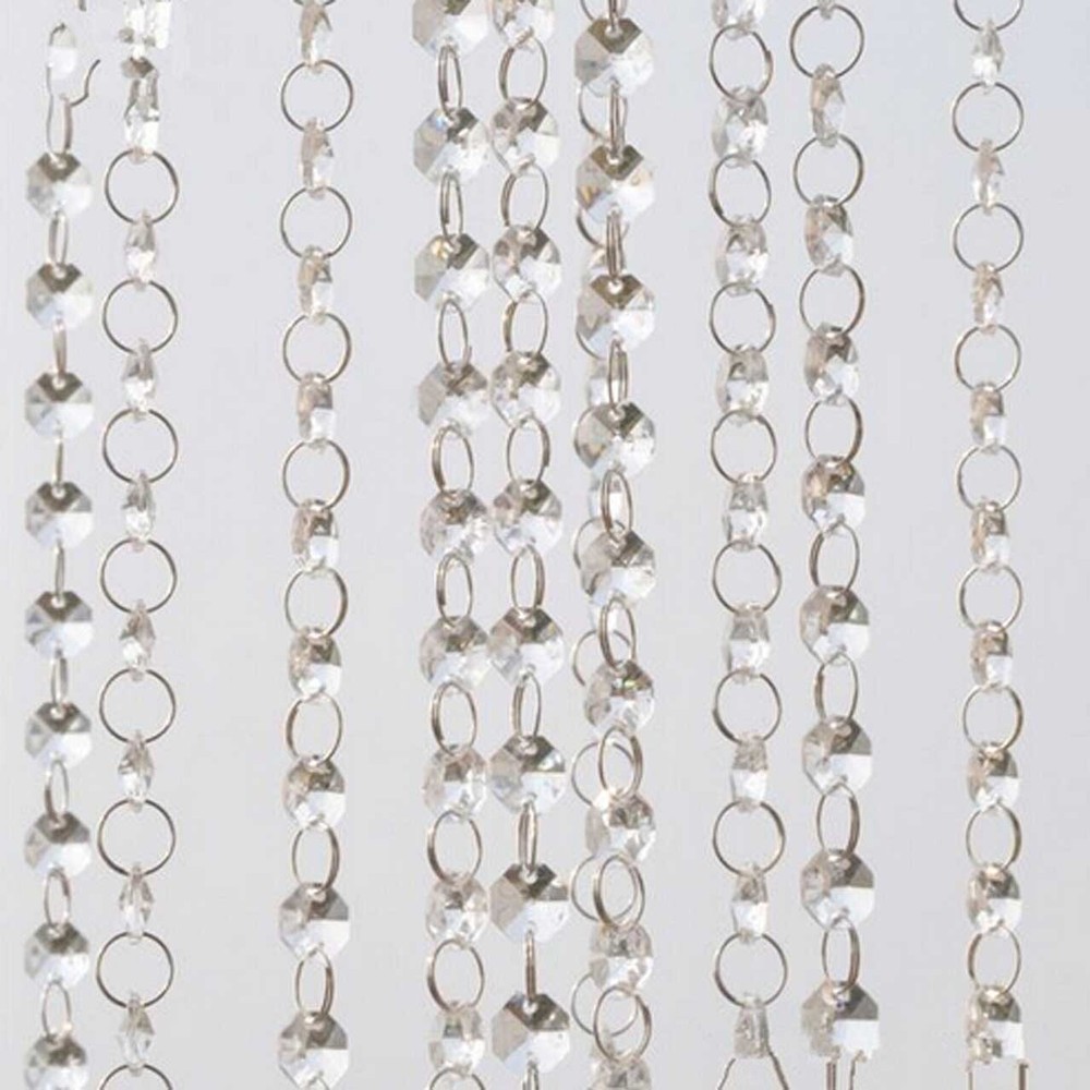 100FT/30M Garland Octagon Strand Acrylic Crystal Bead Curtain Wedding DIY Party