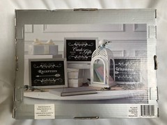 Hosley Celebration 3 Reversible Wedding Signs Black White Cards Gifts Reception