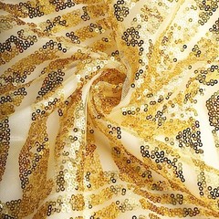 8ft x 8ft GOLD Geometric Sequin Photo Backdrop CURTAIN Drape Panel Party Events
