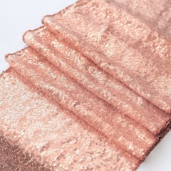 Glitter Sequin Table Runner 12×108 inch for Sparkling Party Home 10 Pack 20 Pack