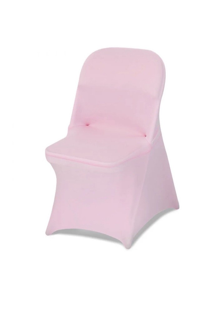 Light Pink Chair Covers (6 Total) For Party Wedding – Decorative Slip Cover