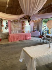 White Wedding Dress Ceiling Drapes Roof Canopy Decor Drap Fabric Chiffon Curtain