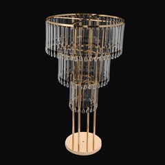 3-Tier Crystal Flower Stand Wedding Centerpieces For Tables 28.3in Tall Pair NEW