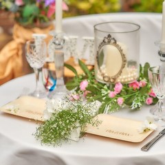 Mr. and Mrs. Disposable Wedding Plates – Rustic, Compostable Alternative t