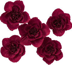 12″ 3D Paper Flower Decoration for Party, Wedding Decoration, Background Wall, N