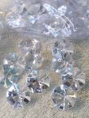 Acrylic LARGE Diamond Table Confetti Gems. Size: 1.25”. Almost 2 Pounds. “NEW”.