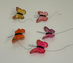 Butterflies Wedding Party Floral Decor Gifts 3D Colorful Artificial Dummy Craft
