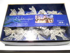 Lightscapes of Bridal Elegance Set of 10 lights -Bows w/ tiny pearls- NIB