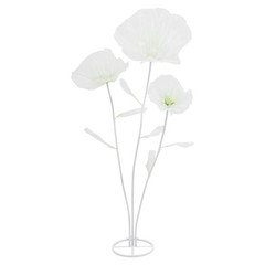 3-Head Large Artificial Flower Decor for Wedding Decorations Shop Window Display