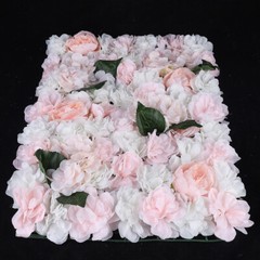 60x40cm 6 Pieces Artificial Flower Wall Panel Wedding Venue Rose Hydrangea Wall