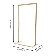 Wood Wedding Arch For Ceremony Wooden Arbor Decor For Parties Garden Backdrop