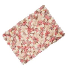 12pcs Artificial Flower Wall Panel Artificial Flower Wall Backdrop 11.81*11.81in
