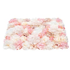Flower Wall Panel Artificial Flower Wall Backdrop Flower Decoration 12 Pcs