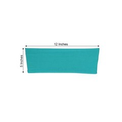 10 Turquoise Spandex STRETCHABLE CHAIR SASHES Wedding Party Decorations SALE