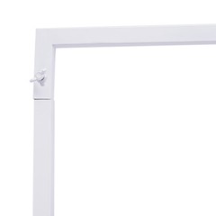 Square Arch Backdrop 2m × 2m White Galvanized Iron Wedding Party Stand