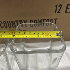 12 pcs Mixed (6) 3.5” & (6) 4” Square Clear Glass Wedding Centerpieces Vase NIB