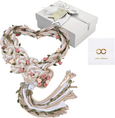 Rustic Wedding Handfasting Cord for Traditional Ceremony and Catholic Blessings