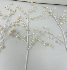3 Pearl Bead Stems 17” Long