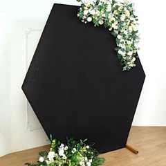 8 feet Fitted Spandex Hexagon Backdrop STAND COVER Party Events Home Decorations