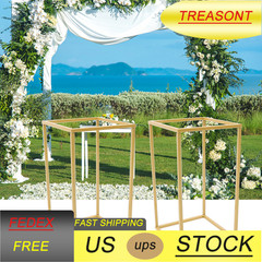 2X Metal Flower Stand Balloon Column Vase Party Centerpieces Wedding Decoration