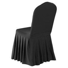 Uimoso 30PCS Black Stretch Spandex Chair Covers for Weddings,Parties, and Dining