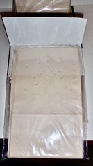 White Luminary Bags- Sunburst-LED Candle Bag- Party Wedding Event Sack Lot of 50