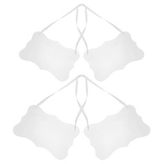 4Pcs Lightweight Clear Acrylic Reserved Table Signs for Wedding Parties