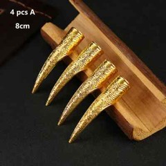 Traditional Chinese Long Nails Qing Dynasty Palace Dance Performance Prop Decor
