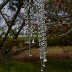 12pcs 50cm Acrylic Crystals Bead String Drop Prism Pendant Wedding Curtain Party
