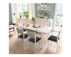 Stretch Chair Seat Covers 6 PCS, Removable Washable Dining Chair Covers Anti-…