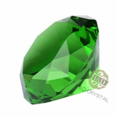 200mm Huge Green Crystal Diamond Paperweight Wedding Centerpieces Gifts