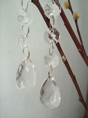 30pcs Clear Acrylic Crystal Beads Garland Chandelier Hanging Wedding Party Decor