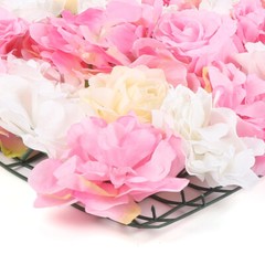 12 PCS Artificial Flowers Wall Panel for DIY Wedding Street Background Decor