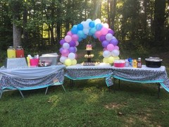 LANGXUN 12ft Table Balloon Arch Kit For Birthday Decorations, Party ,Wedding and