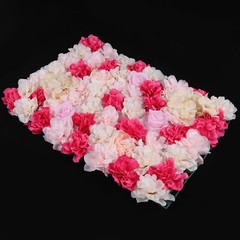 4pc Silk Flower Wall Panels 60 × 40 cm Artificial Floral Backdrop Wedding