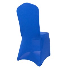 ROYAL BLUE PREMIUM Spandex CHAIR COVERS Wedding Party Reception Decorations SALE