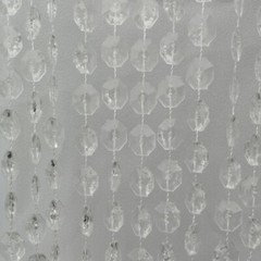 1 Roll 66Ft 20M Acrylic Crystal Bead Garland Diamond Diy Strand Curtain Wedding