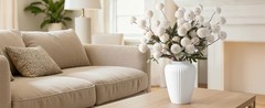 Fake Kiku Flowers, Faux Silk Pompon Mums Artificial Flowers,