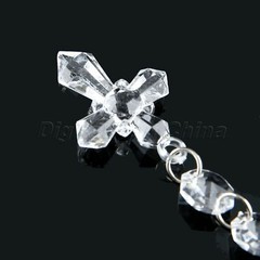 New Acrylic Garland Diamond Crystal Bead Pendant Chandelier Wedding Decor D57F1C