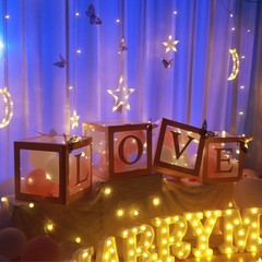 BDUSXYZ 6147pcs Marry Me LED Marquee Light Up Letters Sign Proposal Decoratio…