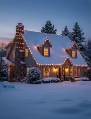 C7 LED Christmas Lights 25Ft Multicolor Christmas String Lights Outdoor with …