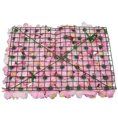 12PCS Artificial Rose & Dahlia Flower Wall Panels Wedding Party Bouquet Decor