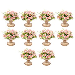 10PCS Metal Planter Elegant Wedding Centerpieces Vase for Wedding Party Decor