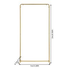 1*0.5*2m Backdrop Stand For Wedding Backdrop Stand Backdrop Frame Rectangle