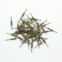 200pcs 33mm/45mm Golden/Silver/Bronze Bowtie Butterfly Beads Connectors Pins DIY