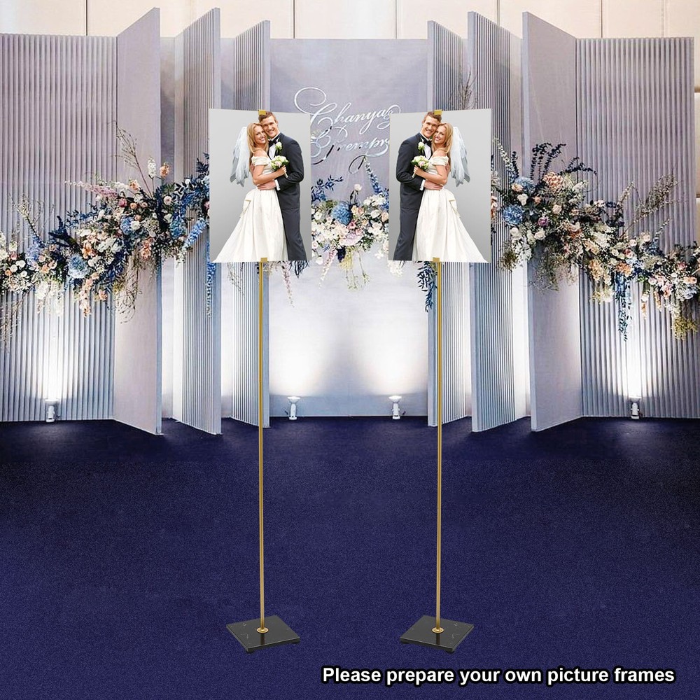 Wedding Easel Stand Floor Mount Advertising Posters Picture Photo Display Stand