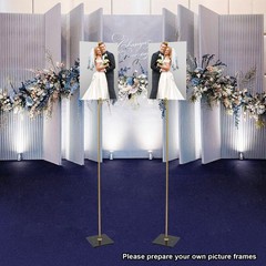 Wedding Easel Stand Floor Mount Advertising Posters Picture Photo Display Stand
