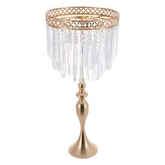 31.49” Tall Flower Holder for Wedding Crystal Flower Stand, Weddings Decoration